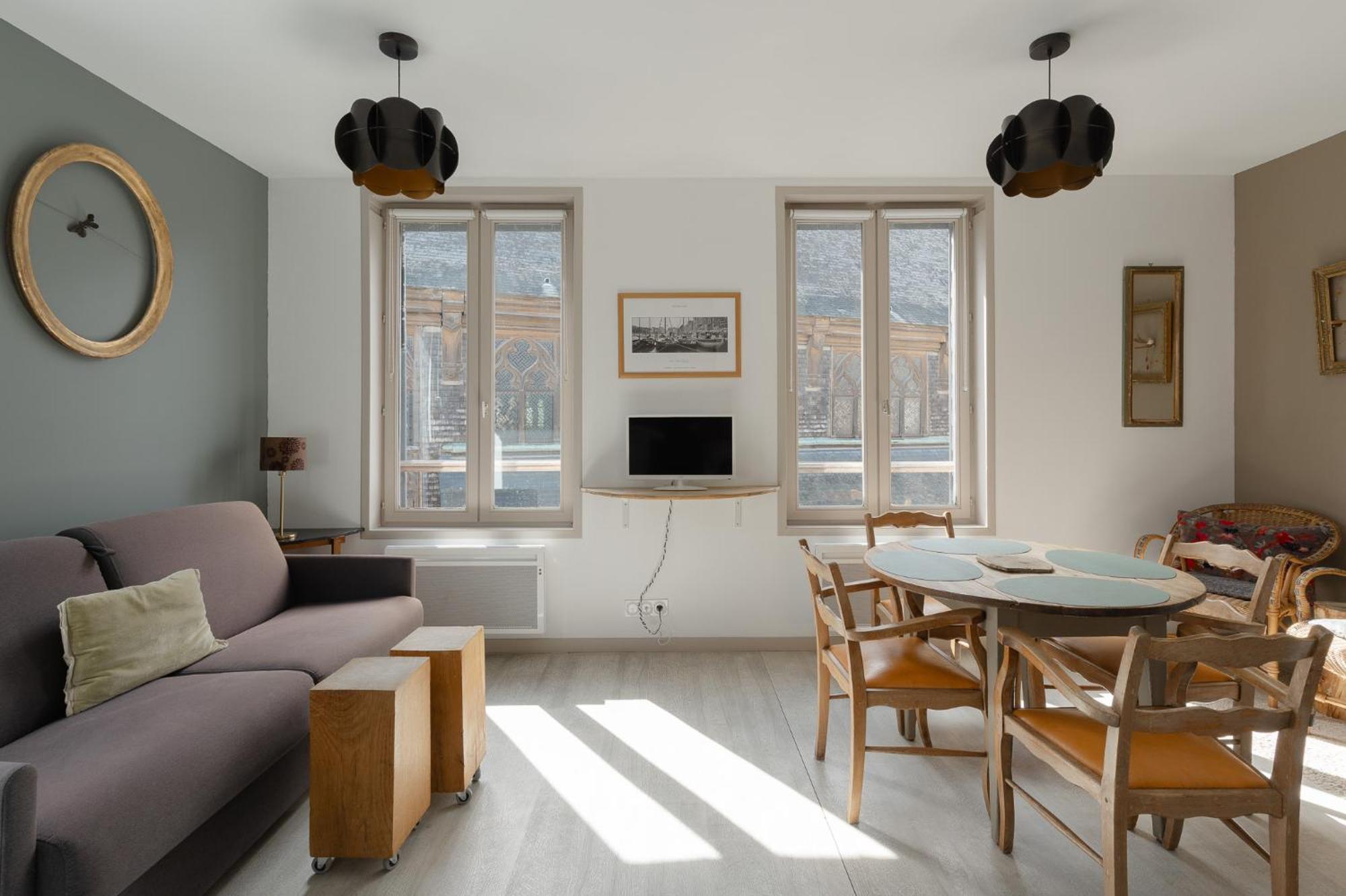 Studio Et Appartements Sainte Catherine องเฟลอร์ ภายนอก รูปภาพ